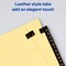 Avery Gold Reinforced Leather Tab Dividers, 31-Tab, 1-31, Letter Size, Black, 31 per Set (11352)